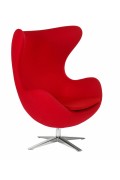Fotel Jajo Soft wełna czerwony JA-2712 - d2design